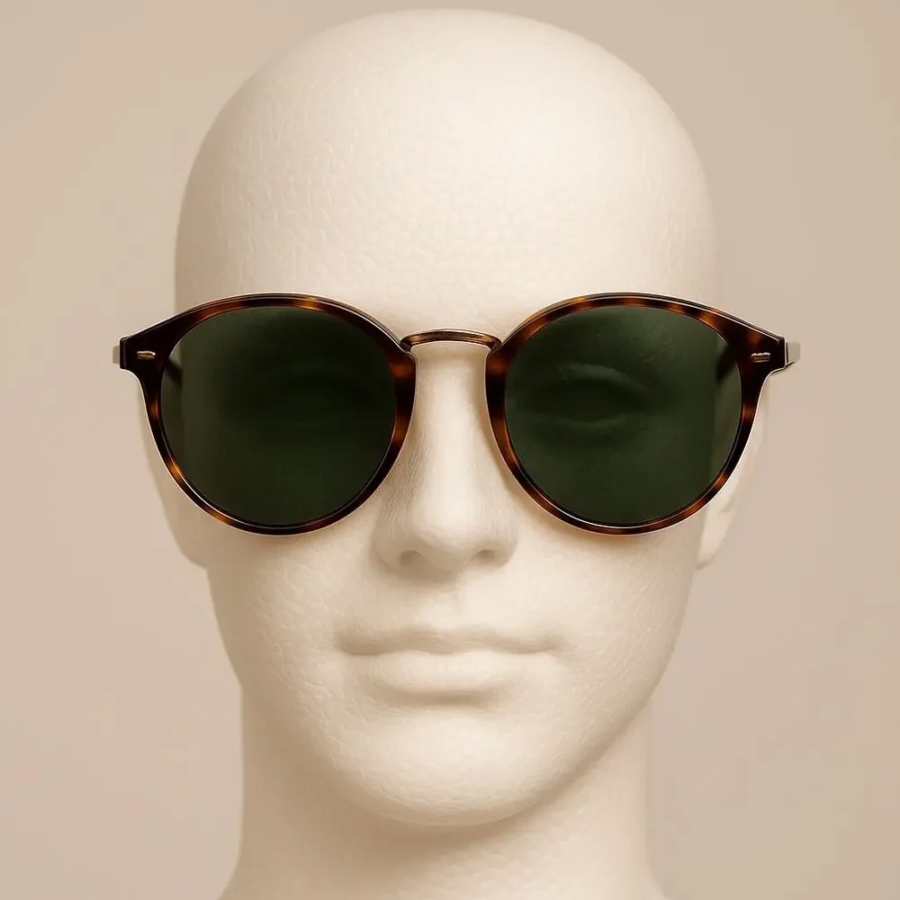 Giorgio Armani AR6068 319871 Tortoise 50 mm Men's Sunglasses $418 retail GREAT